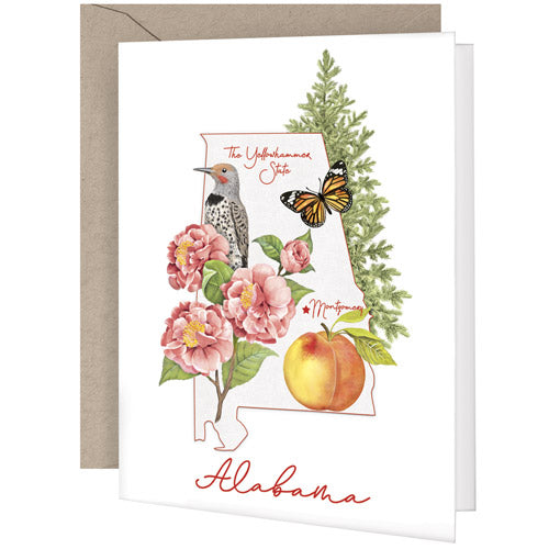 Alabama State Symbols Greeting Card