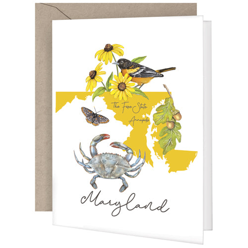 MD State Symbols Greeting Card