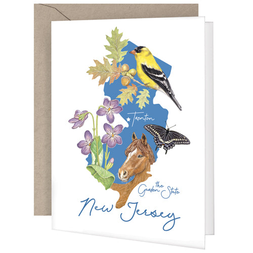 NJ State Symbols Greeting Card