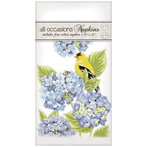 Hydrangea Finch Casual Napkins