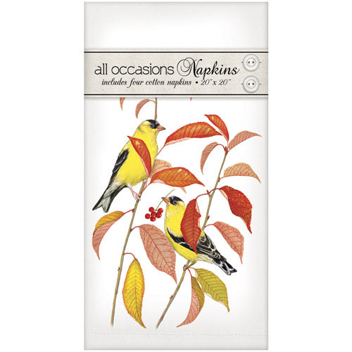 Fall Finches Casual Napkins