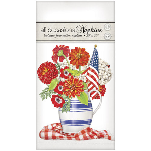 Zinnia Flag Casual Napkins