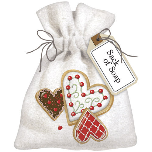 Heart Cookies Sack Of Soap