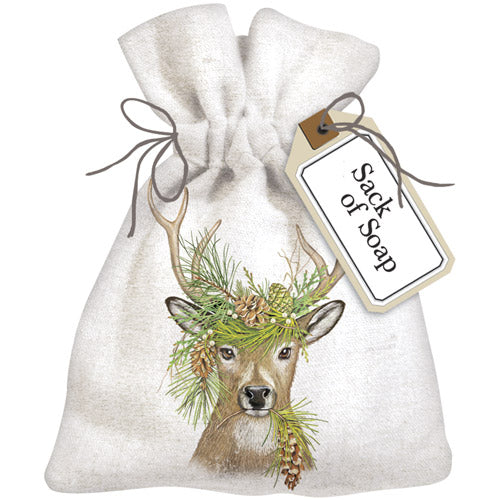 Pine Deer Sack Of Soap