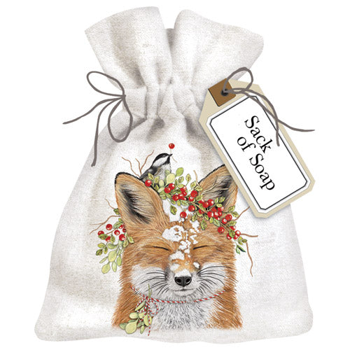 Chickadee Fox Sack Of Soap