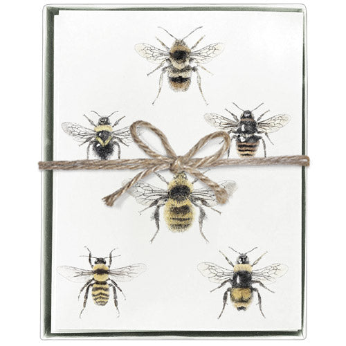 Scattered Bees Boxed Greeting Cards