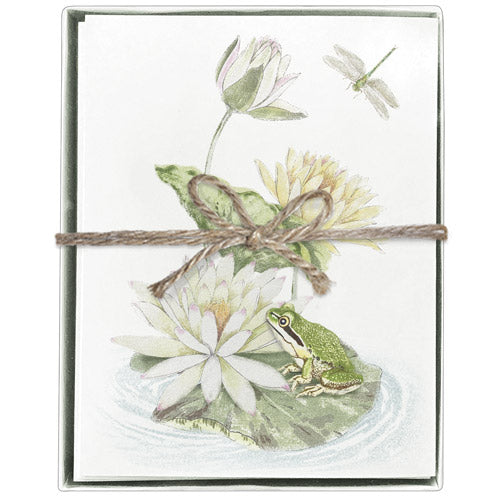 Lillypad Frog Boxed Greeting Cards