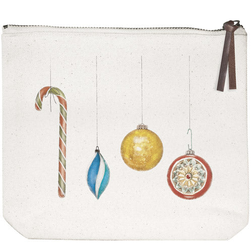 Four Ornaments Canvas Pouch