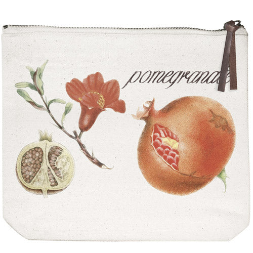 Pomegranate Canvas Pouch