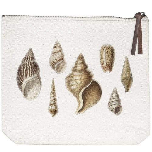 Conchology Canvas Pouch