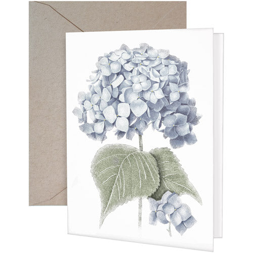 Blue Hydrangea Greeting Card