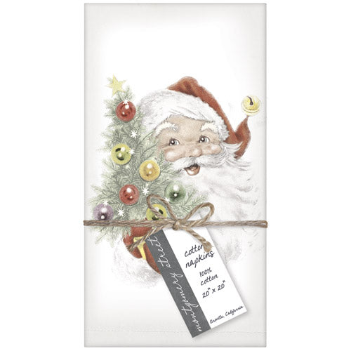 Tree Santa Napkin Set