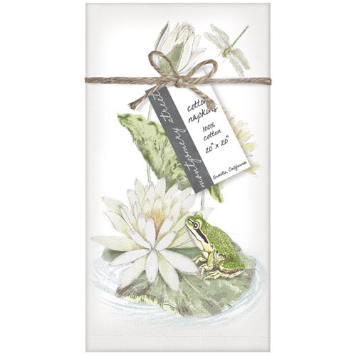 Lillypad Frog Napkin Set