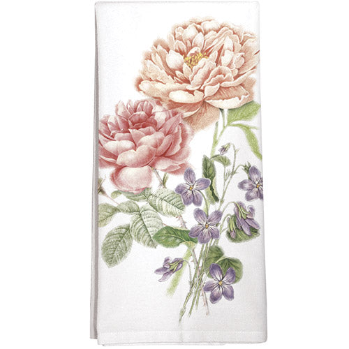 Peony Violet Towel