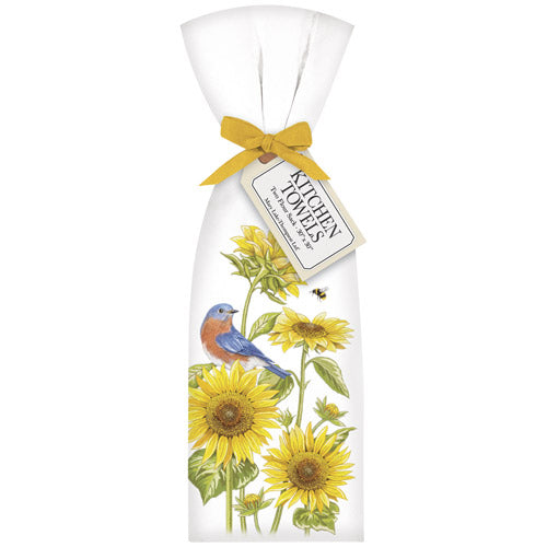 Sunflower Bird Towel Set