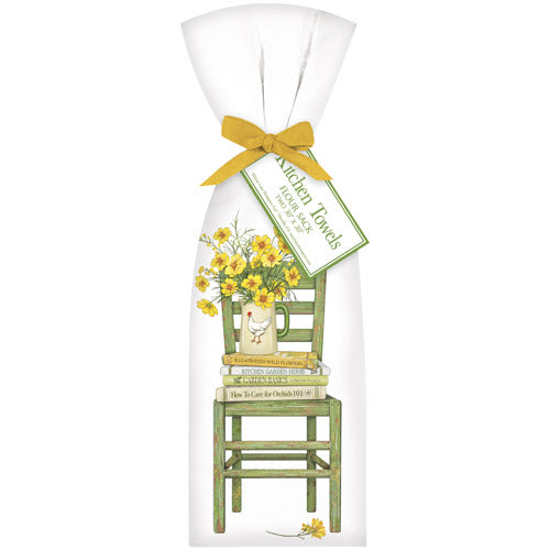 Green Book Chair Towel Set