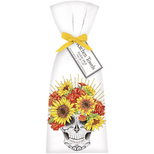 DOD Sunflower Skull Towel Set