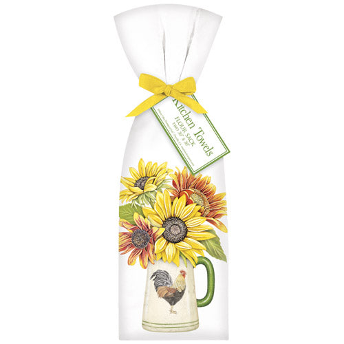 Sunflower Chicken Can Towel Set