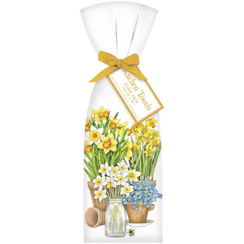 Daffodil Pots Towel Set