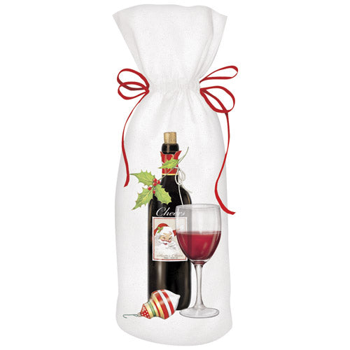 Holiday Wine Wine Bag