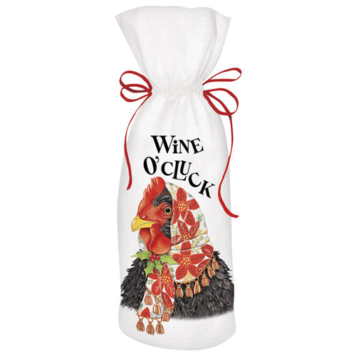 Winter Headscarf Hen Wine Bag