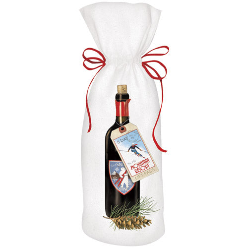 Ski Pass Wine Bag