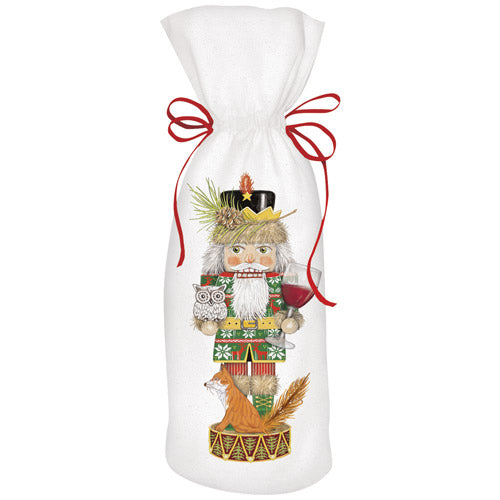 Forest Nutcracker Wine Bag