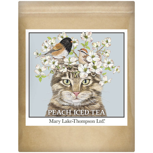 Cat Dogwood Blossoms Wrapped Tea