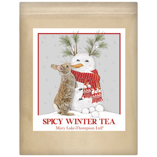 Snowman Rabbit Wrapped Tea