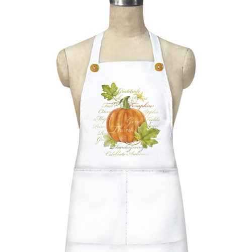 Botanical Pumpkin Apron