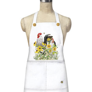 Flower Chickens Apron