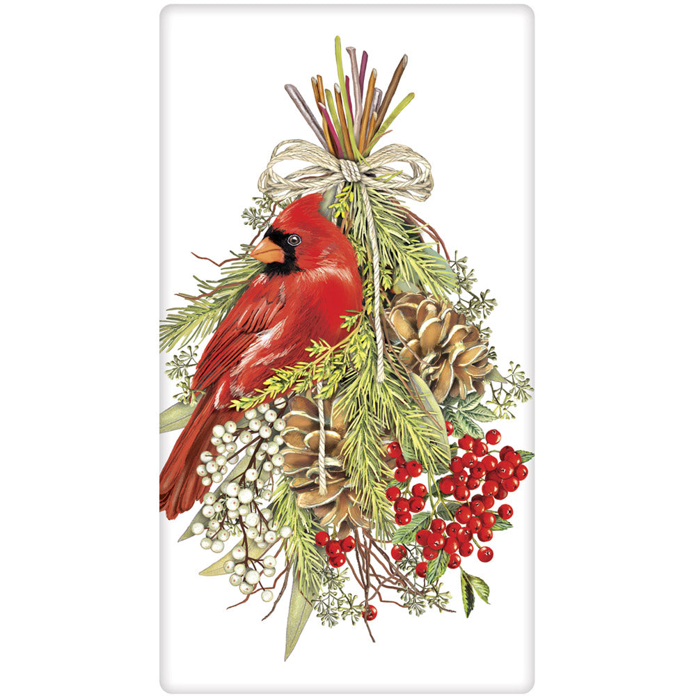 Cardinal Pine Swag Bagged Towel