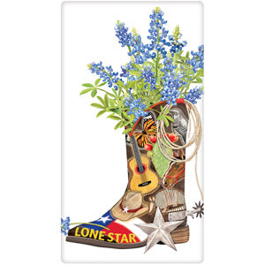 Lone Star Boot Bagged Towel