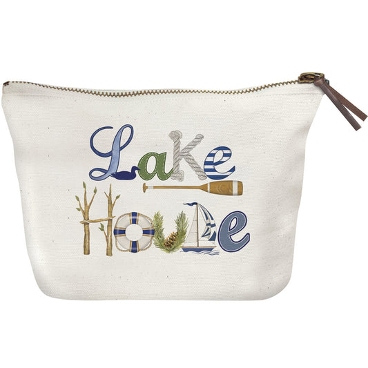 Lake House Canvas Pouch