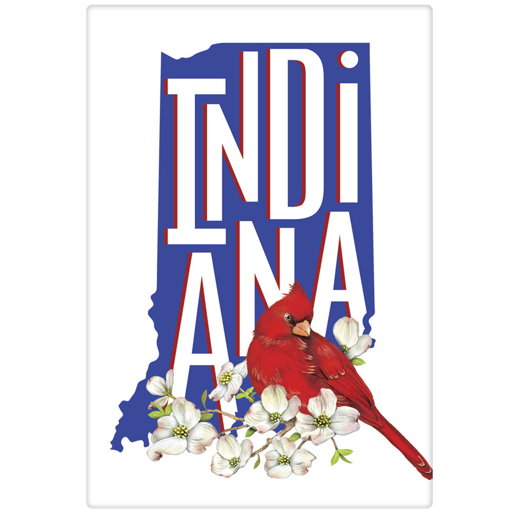 Indiana Outline Bagged Towel