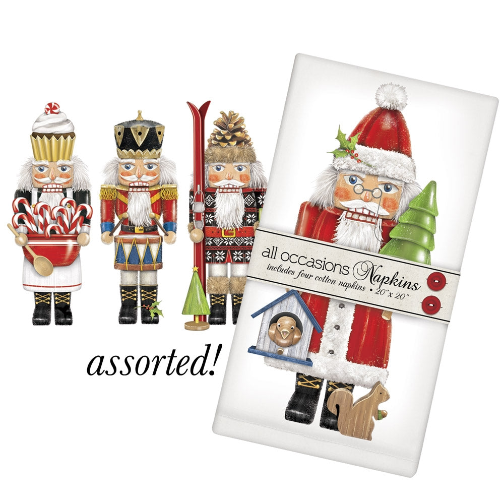 Nutcracker Assorted Casual Napkins