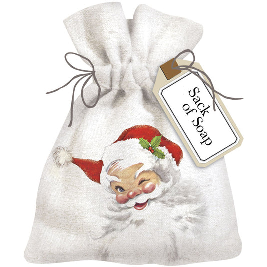 Winking Santa Sack of Soap