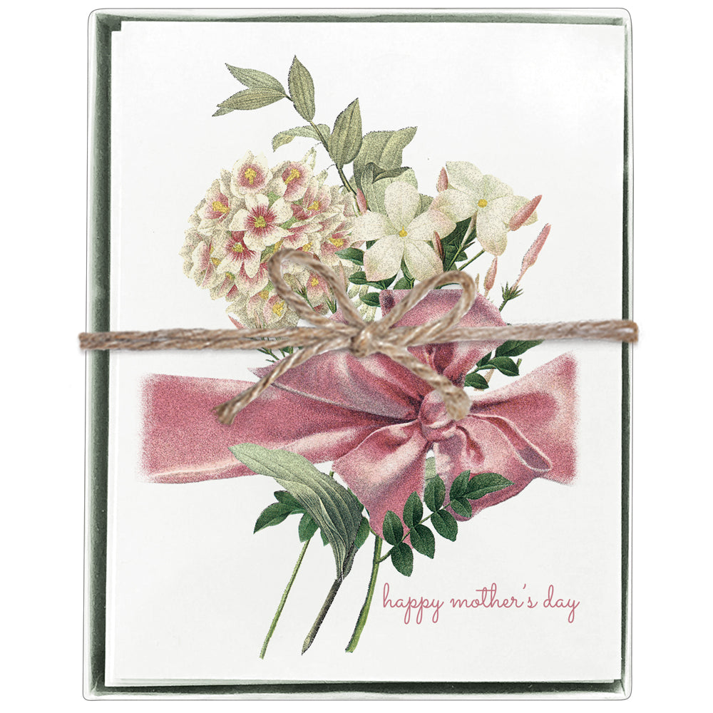 Pink Bow Boxed Greeting Cards