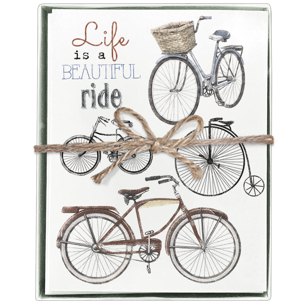 Bike Collage Boxed Greeting Cards