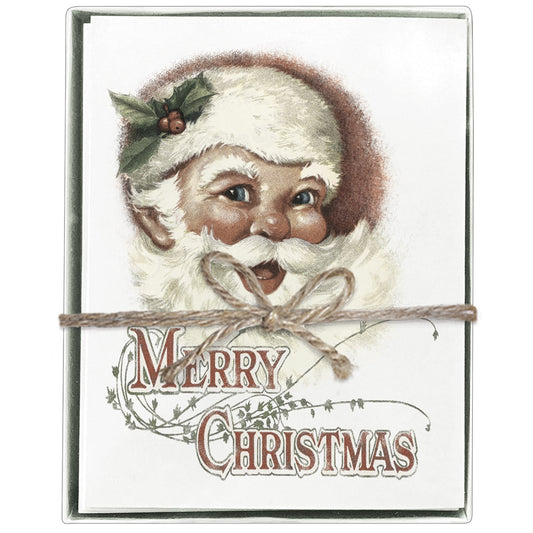 Jolly Santa Boxed Greeting Cards