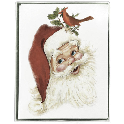 Retro Santa Boxed Greeting Cards