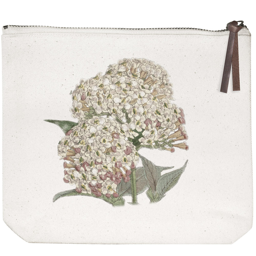 Hydrangea Canvas Pouch