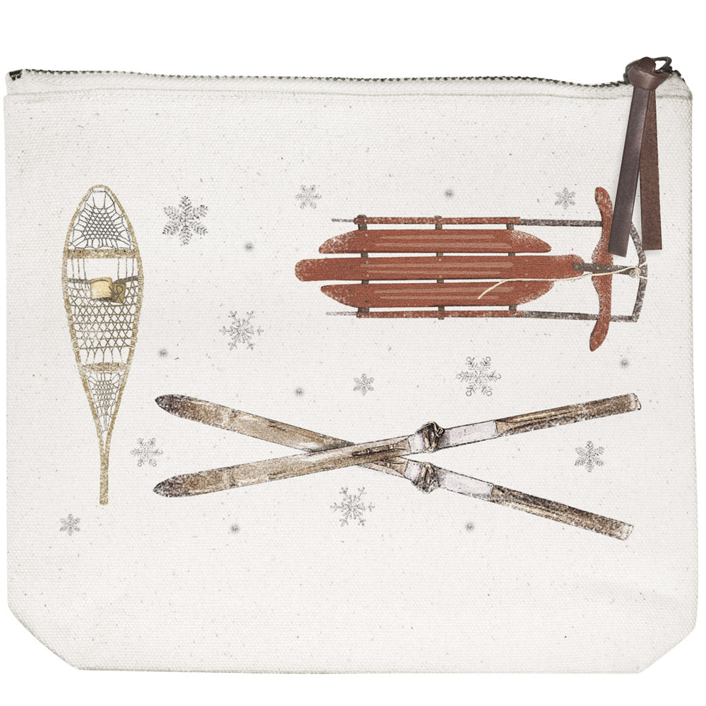 Ski-Sled Canvas Pouch