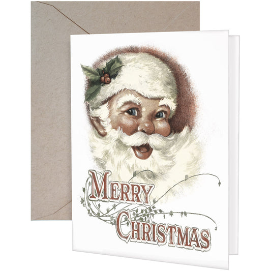 Jolly Santa Greeting Card