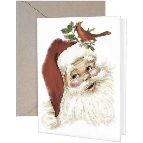 Retro Santa Greeting Card