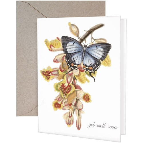 Butterfly Orchid Greeting Card