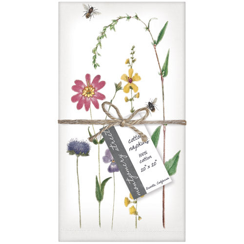 Bee Flowers Napkin Set