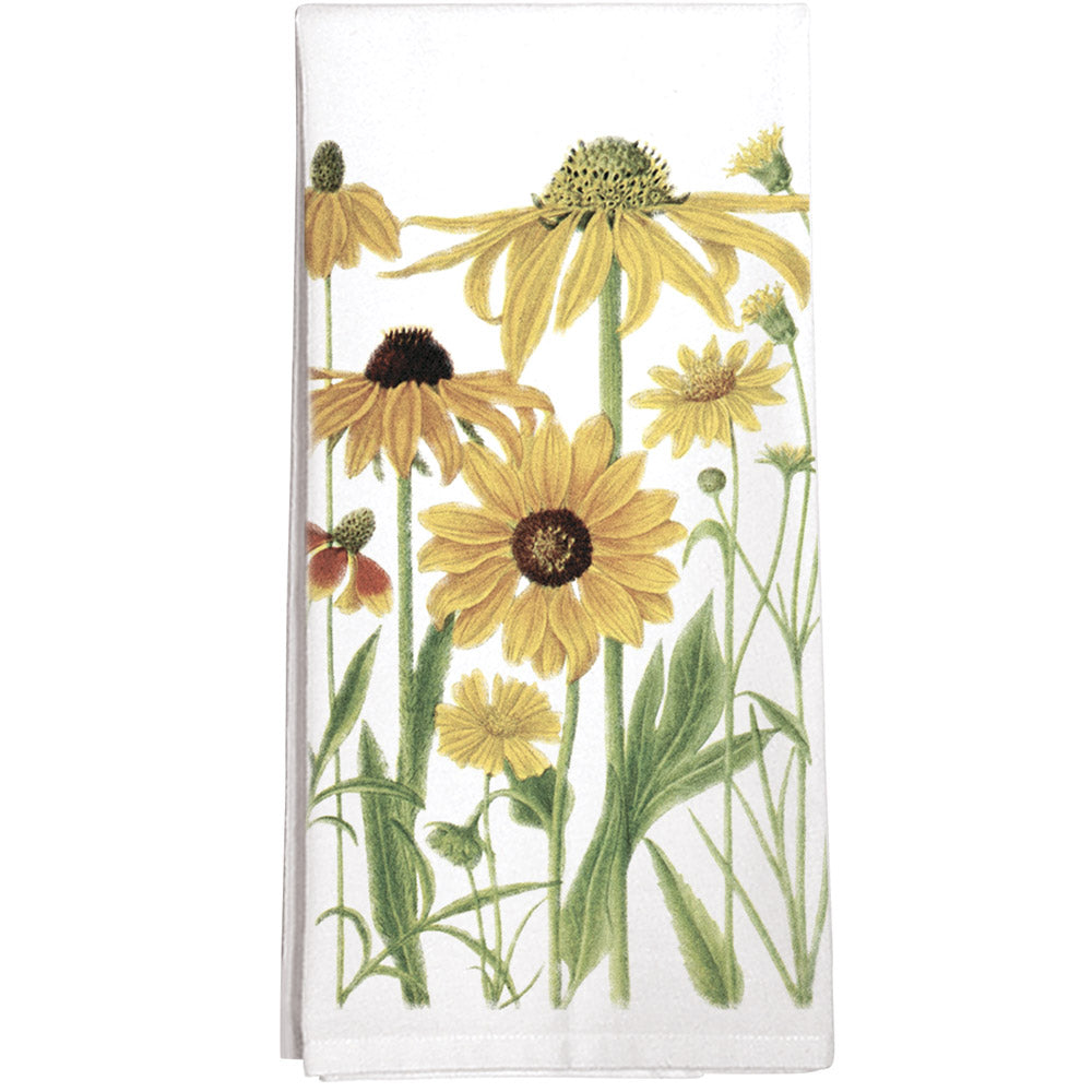 Yellow Flowers Towel