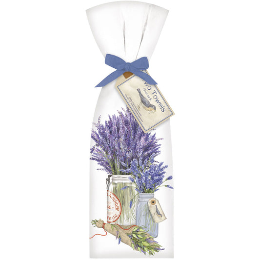 Herb Jar-Lavender Towel Set