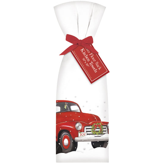 Holiday Truck Towel Set